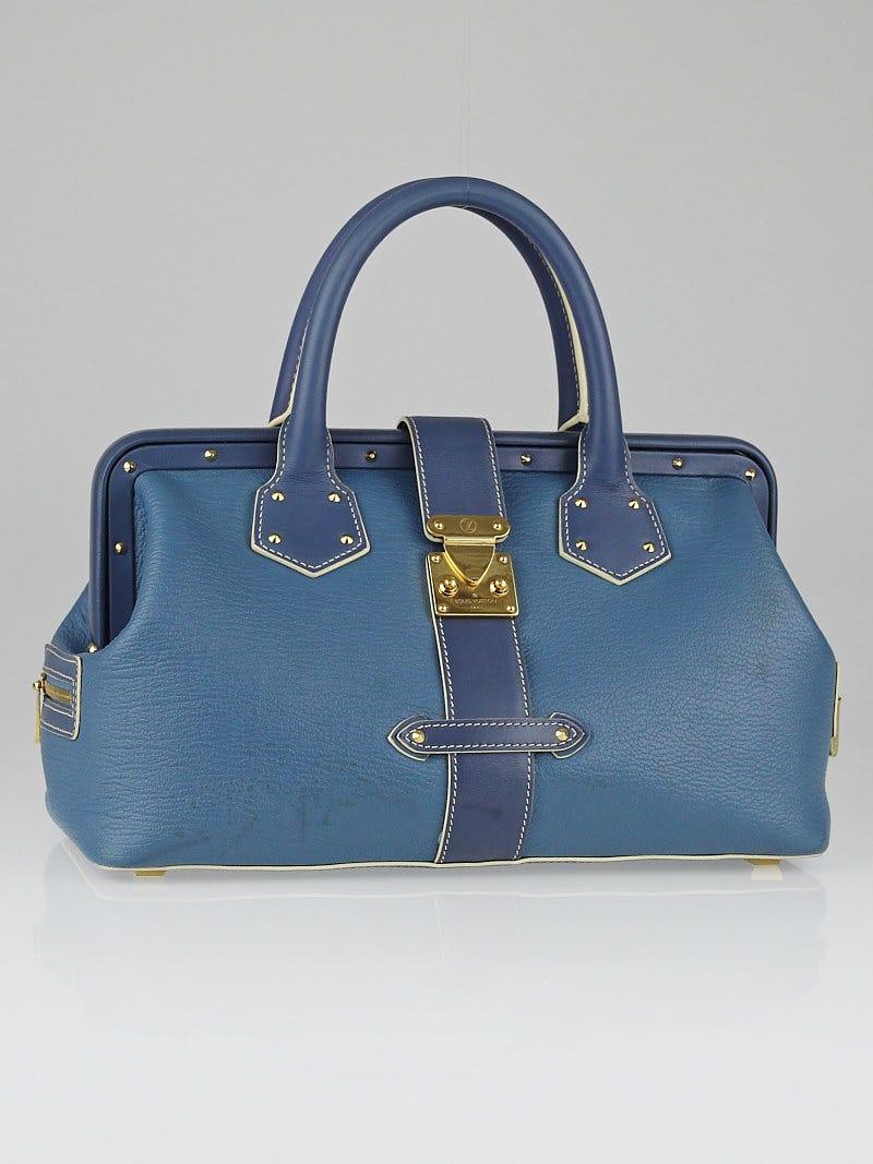 Louis Vuitton Blue Suhali Leather L'Ingenieux PM Bag | Yoogi's Closet