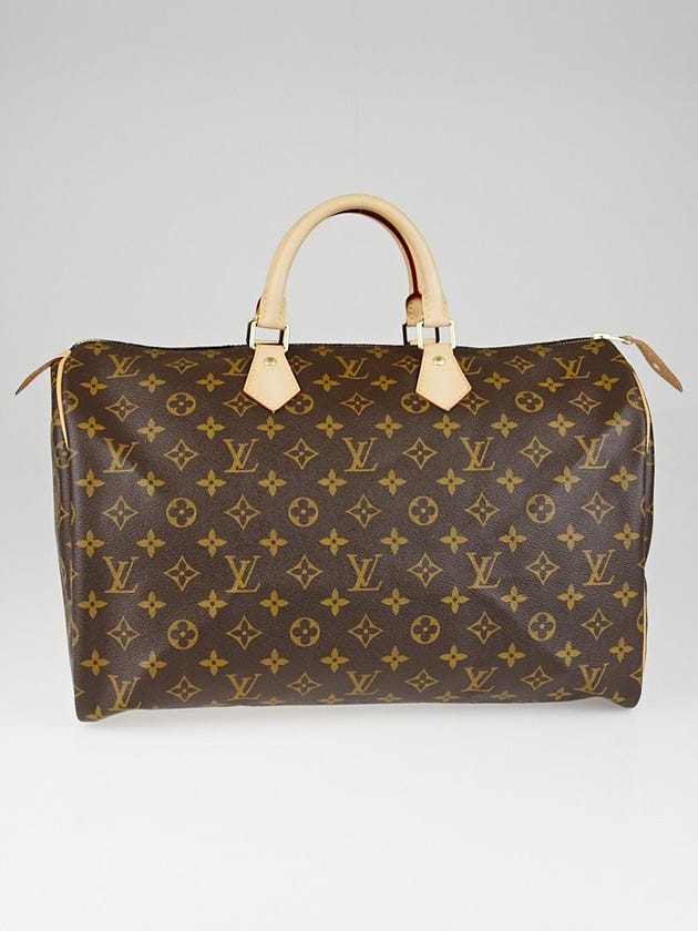 Louis Vuitton Monogram Canvas Speedy 40 Bag