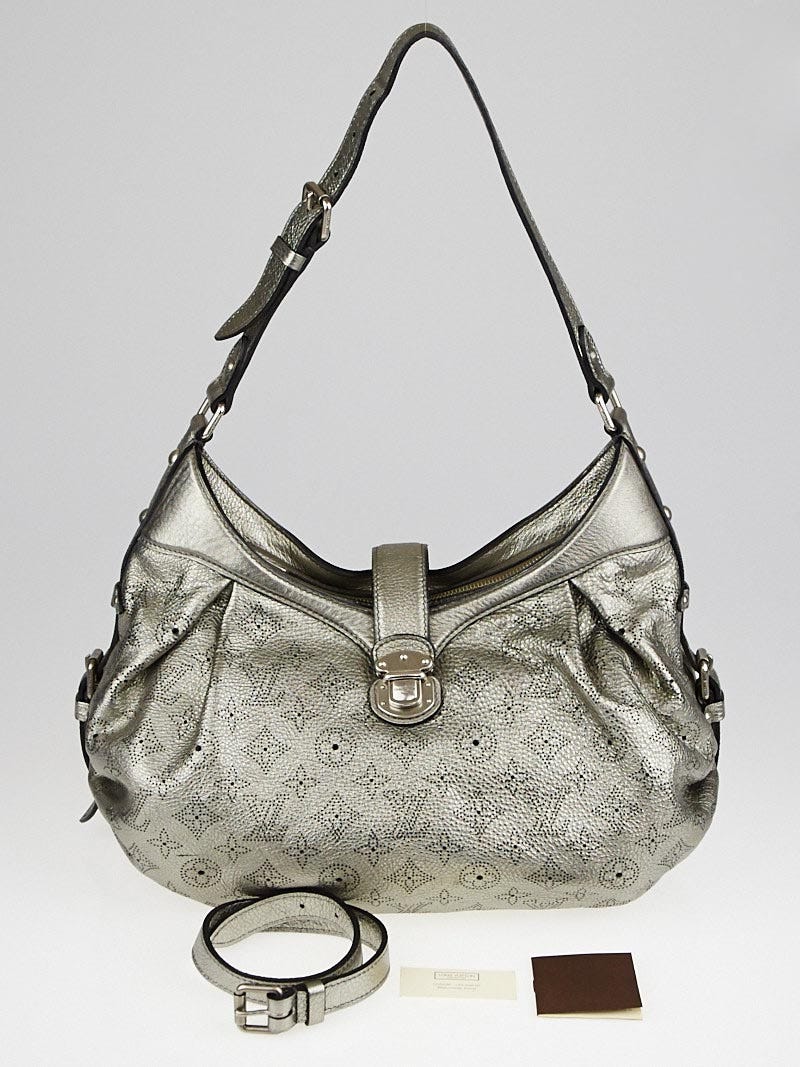 Louis Vuitton Argent Monogram Mahina Leather XS Bag | Yoogi's Closet