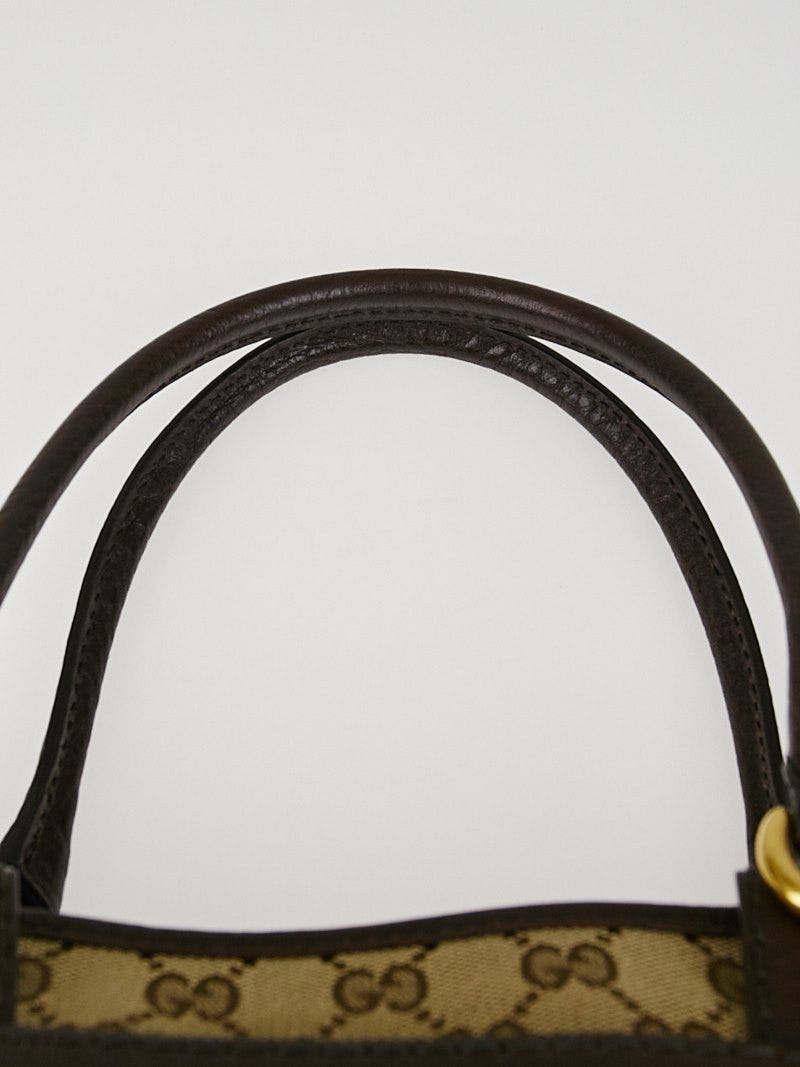 Gucci Beige/Ebony GG Canvas Running Tote Bag | Yoogi's Closet