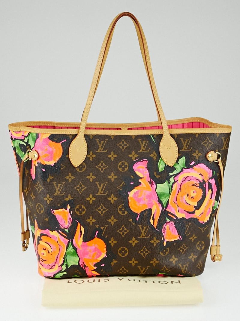 Louis Vuitton Stephen Sprouse Roses Neverfull MM - LVLENKA Luxury