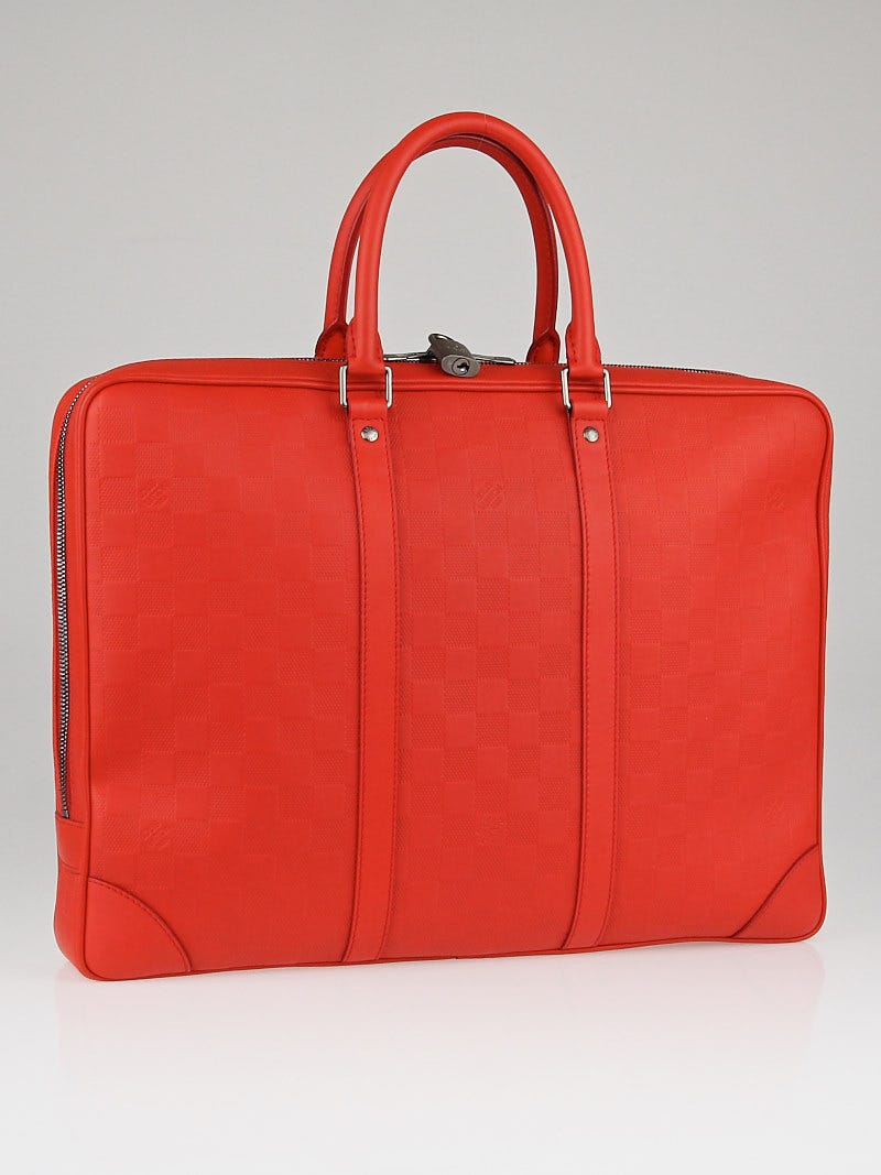 Louis Vuitton Fusion Damier Infini Leather Porte-Documents Voyage Briefcase  Bag - Yoogi's Closet