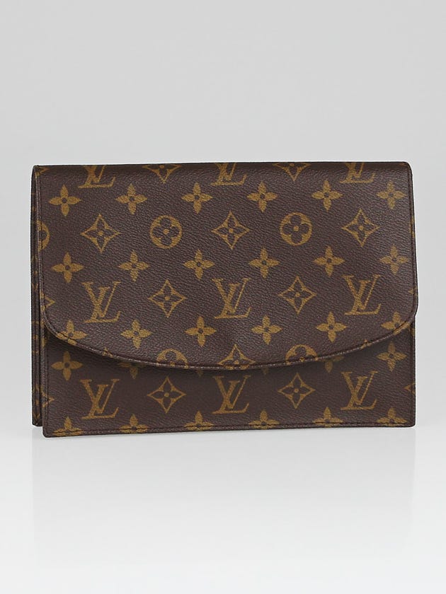 Louis Vuitton Monogram Canvas Pochette Rabat Clutch Bag