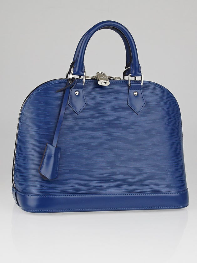 Louis Vuitton Saphir Epi Leather Alma PM Bag