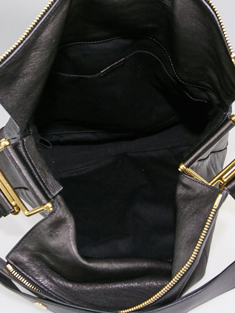 Chloe Black Leather Vanessa Shoulder Bag | Yoogi's Closet