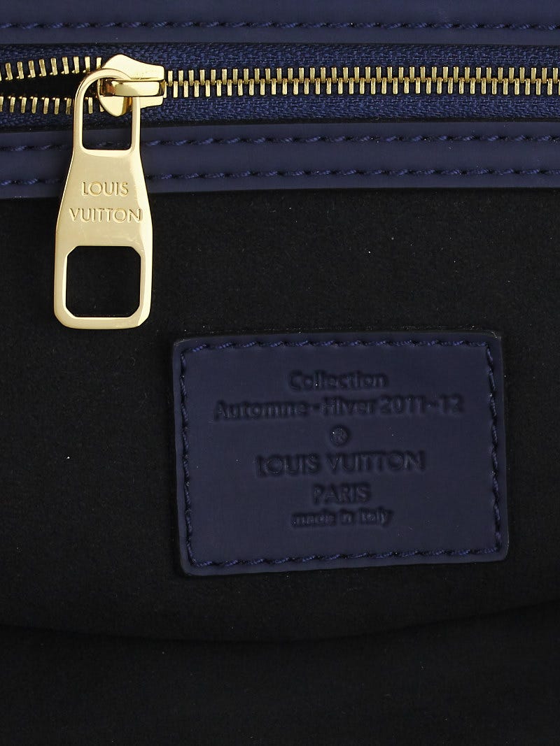 Louis Vuitton Limited Edition Blue Monogram Addiction Lockit Vertical MM Bag  - ShopperBoard