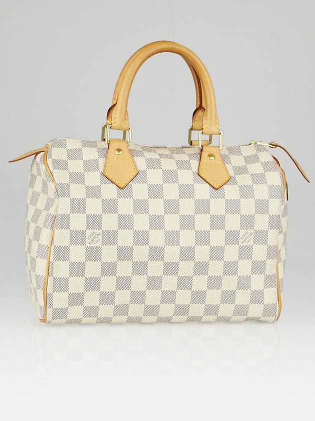 Louis Vuitton Damier Azur Canvas Speedy 25 Bag