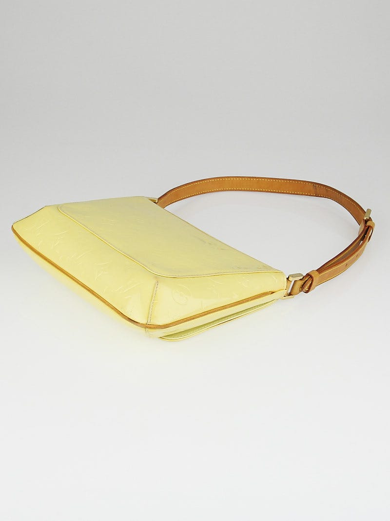 Louis Vuitton Lime Yellow Monogram Vernis Thompson Street Bag - Yoogi's  Closet