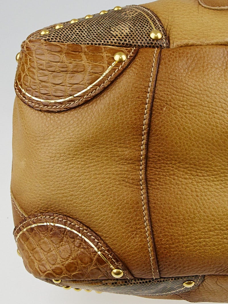 Crocodile embossed purse - leather, studs, fringe, Louis Vuitton - clothing  & accessories - by owner - apparel sale 