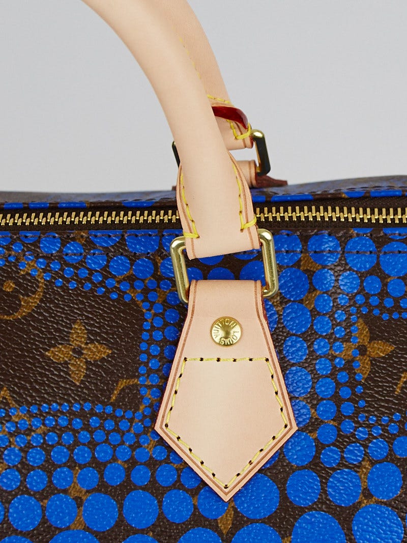 Louis Vuitton Limited Edition Blue Yayoi Kusama Monogram