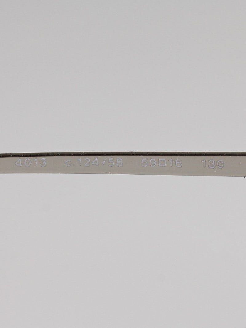 Chanel Pink Gradient Rimless Rhinestone CC Logo Sunglasses