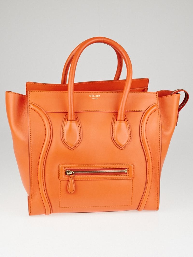 Celine on sale luggage orange