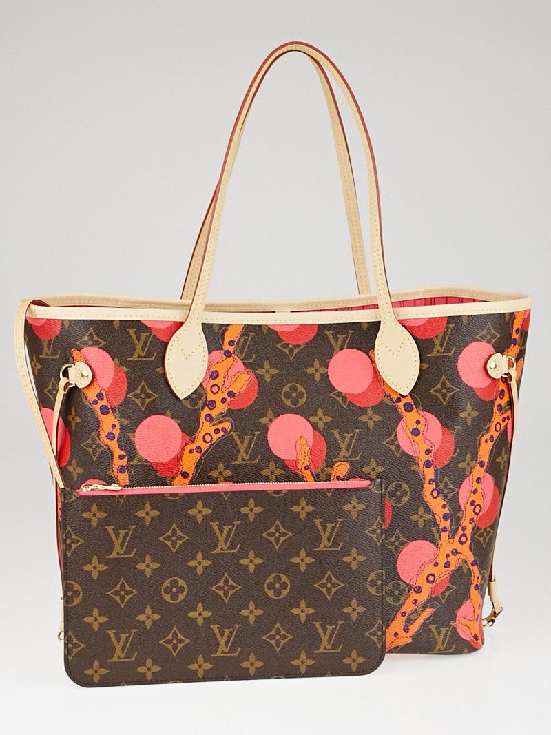 Louis Vuitton Limited Edition Grenade Monogram Ramages Neverfull MM NM Bag 