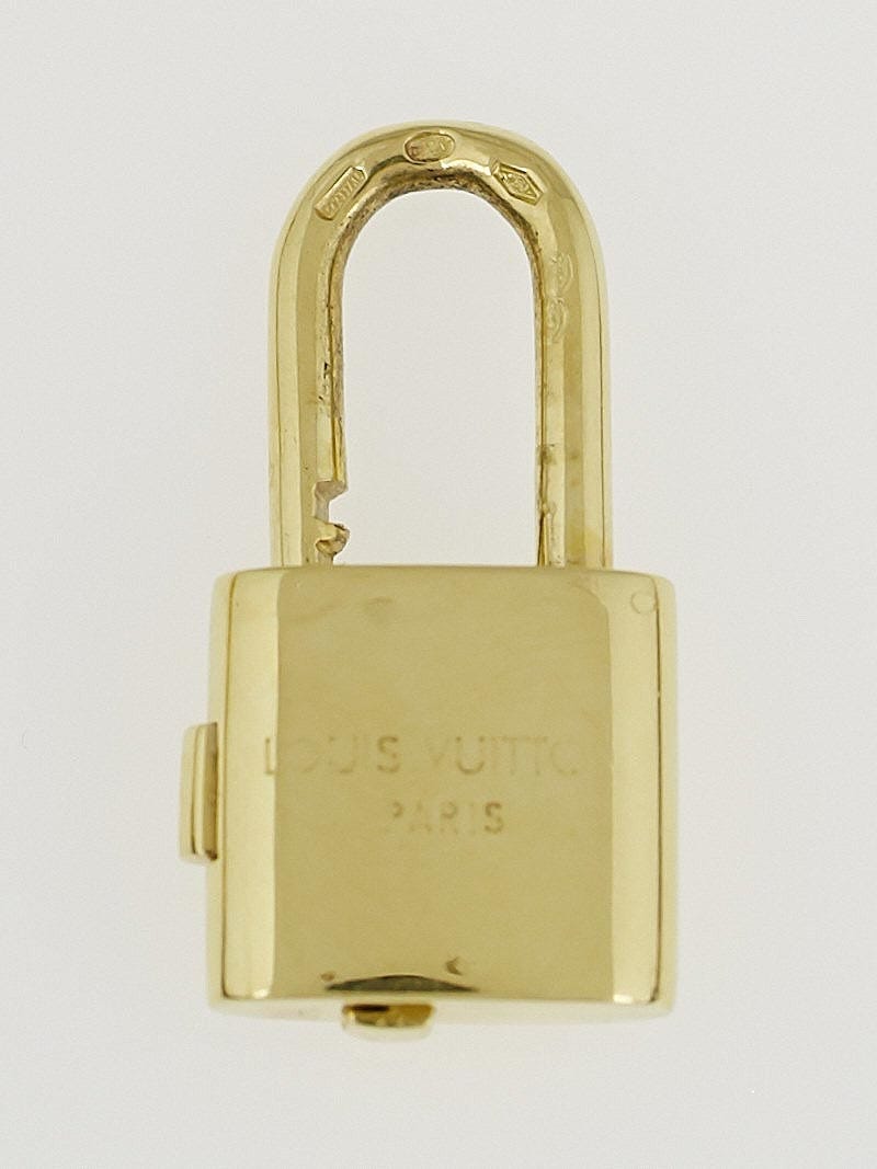 Louis Vuitton 18k Yellow Gold Padlock and Keys Charm Bracelet