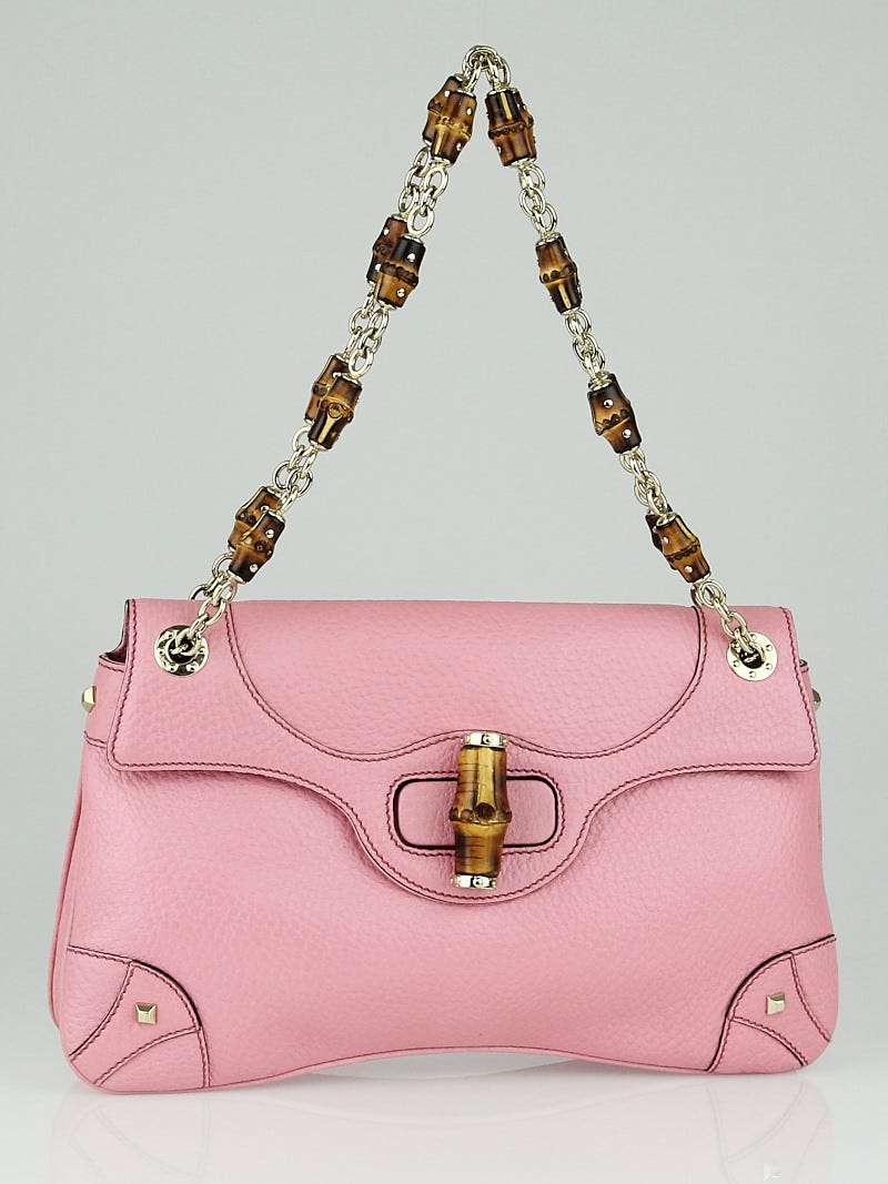 Pink gucci chain bag hot sale