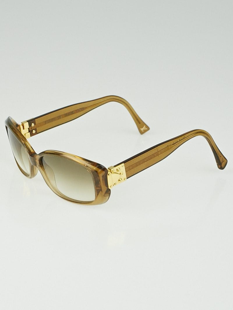 Louis Vuitton Gold Speckling Acetate Frame Soupcon Sunglasses