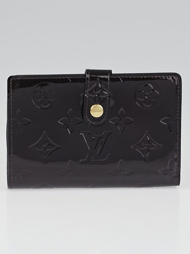 Louis Vuitton Amarante Monogram Vernis Port Feuille Vienoise French Purse Wallet