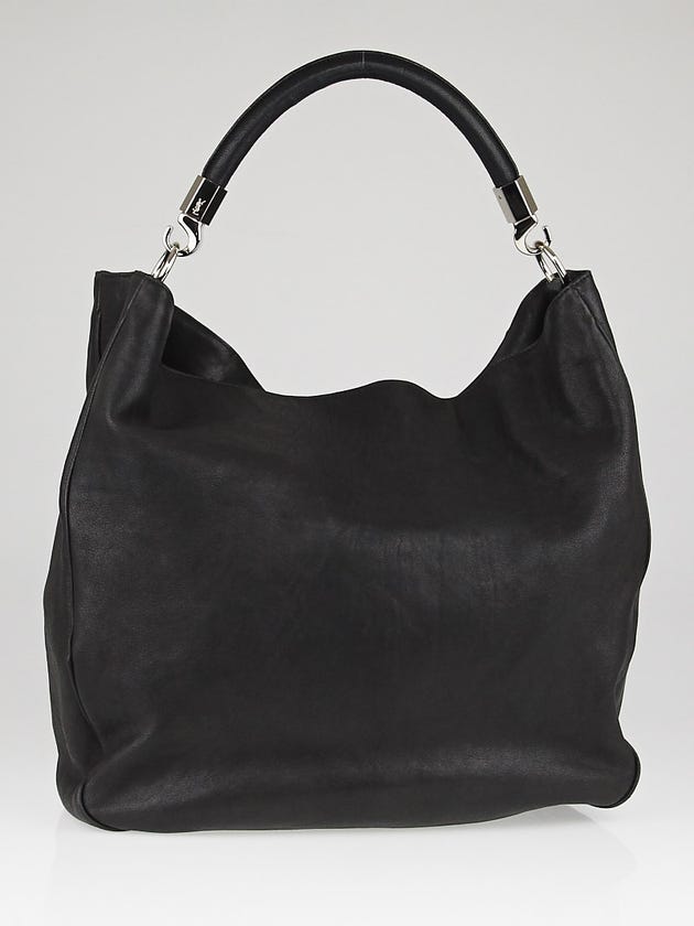 Yves Saint Laurent Black Calfskin Leather Roady Bag