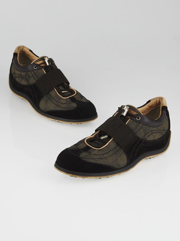 Louis Vuitton Damier Geant Canvas Chrono Sneakers Size 6.5/37