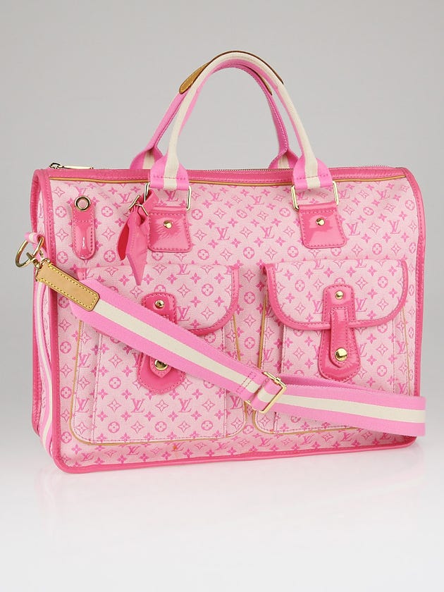 Louis Vuitton Pink Monogram Mini Lin Canvas Sac Mary Kate 48H Messenger Bag