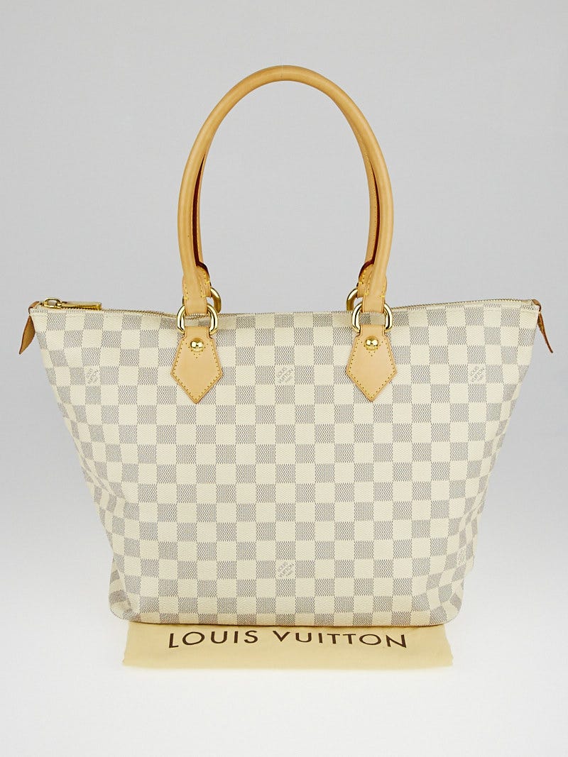 Louis Vuitton Azur Damier Canvas Saleya MM Bag - Yoogi's Closet