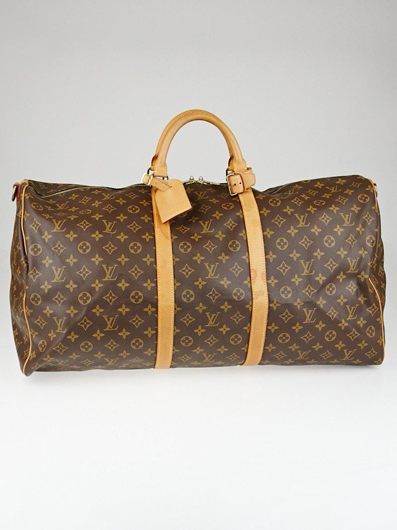 Louis Vuitton Monogram Keepall Bandouliere 60 Bag