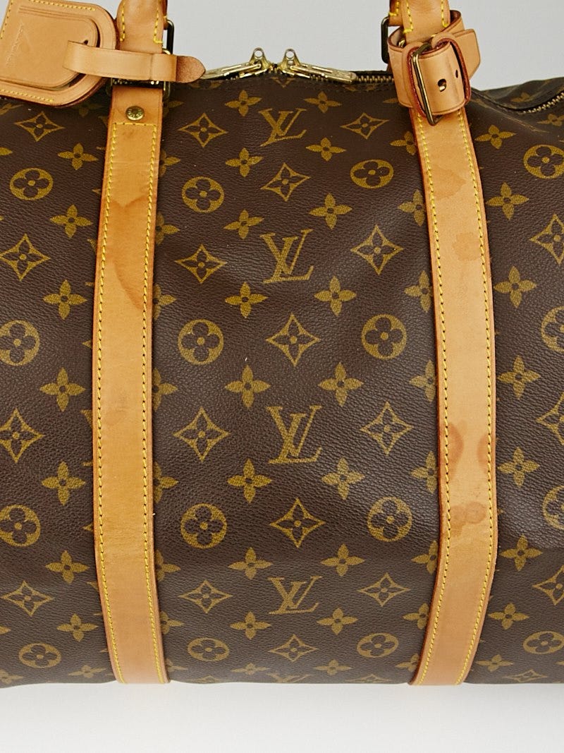 Authenticated Used Louis Vuitton LOUIS VUITTON Monogram Keepall 60