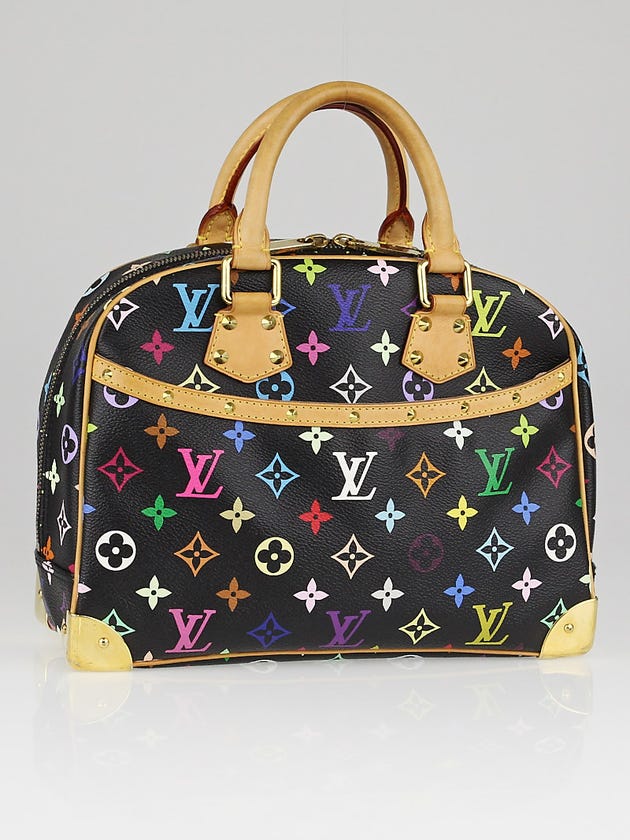 Louis Vuitton Black Monogram Multicolore Trouville Bag