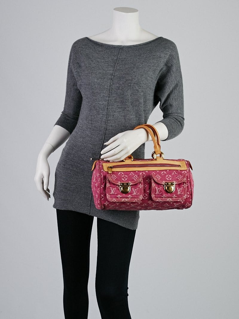 Louis Vuitton Pink Stonewashed Monogram Denim Neo Speedy Bag – Angeles  Vintage