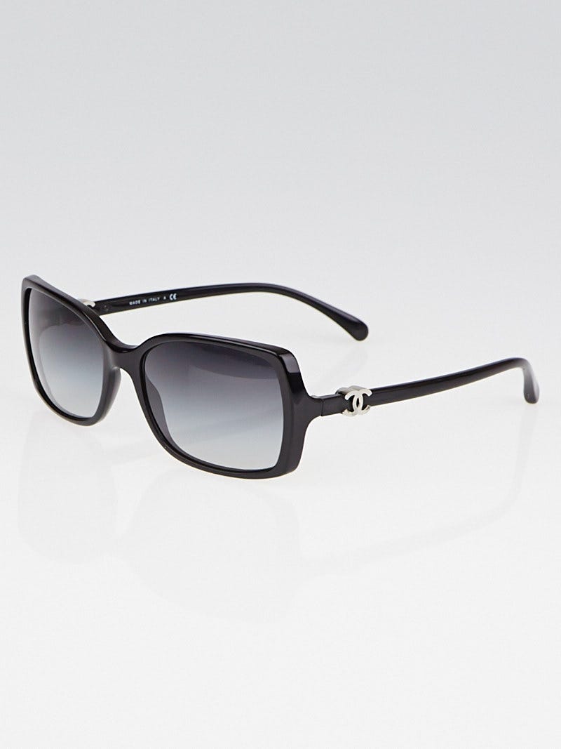 CHANEL シャネル 5218-A 501/3C サングラス Chanel Black Frame CC Logo Sunglasses-5218 | Yoogi's Closet