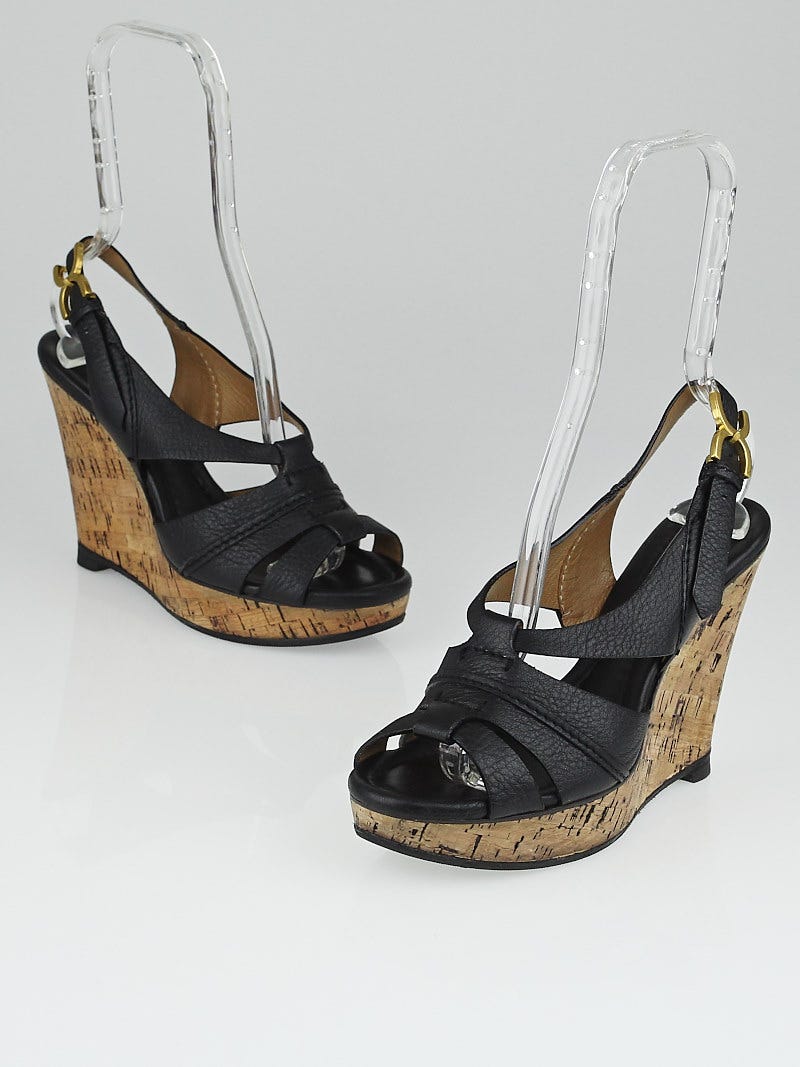 Chloe cork sale wedge
