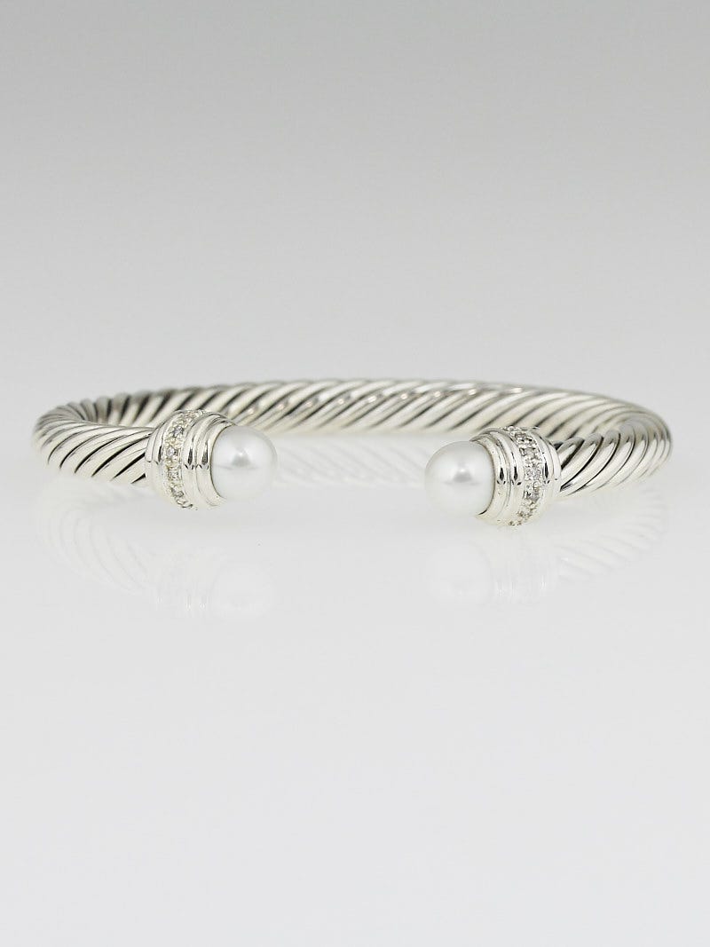 David yurman deals pearl bracelet 7mm
