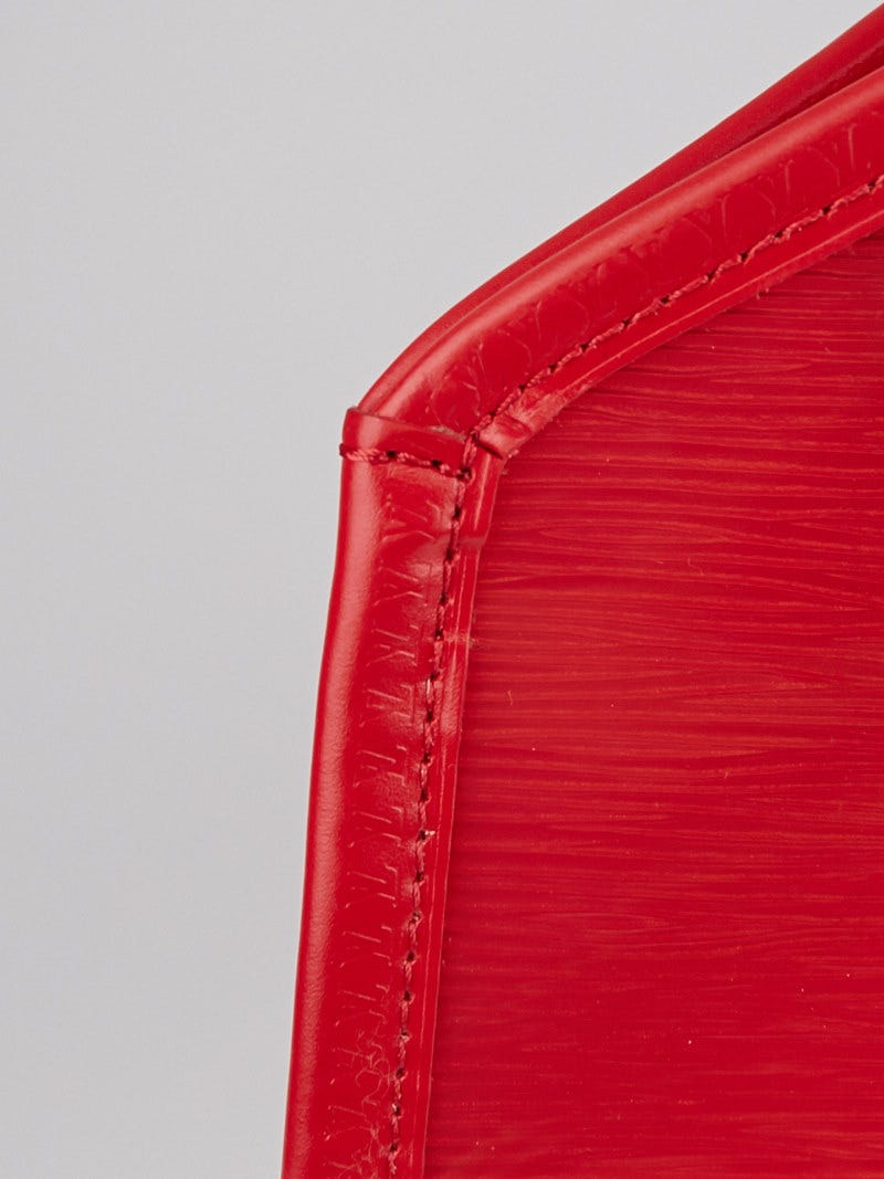 Louis Vuitton Translucent Red EPI Plage Pochette Accessoires Clear Clutch