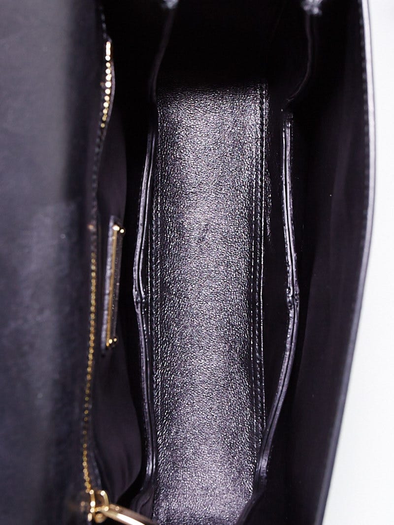 Salvatore Ferragamo Black Leather Micole Crossbody Bag