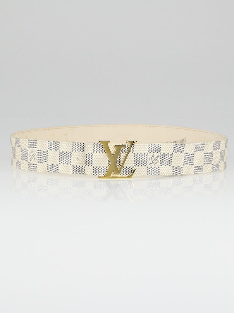 Louis Vuitton LV Azur Damier Belt (Authentic) 