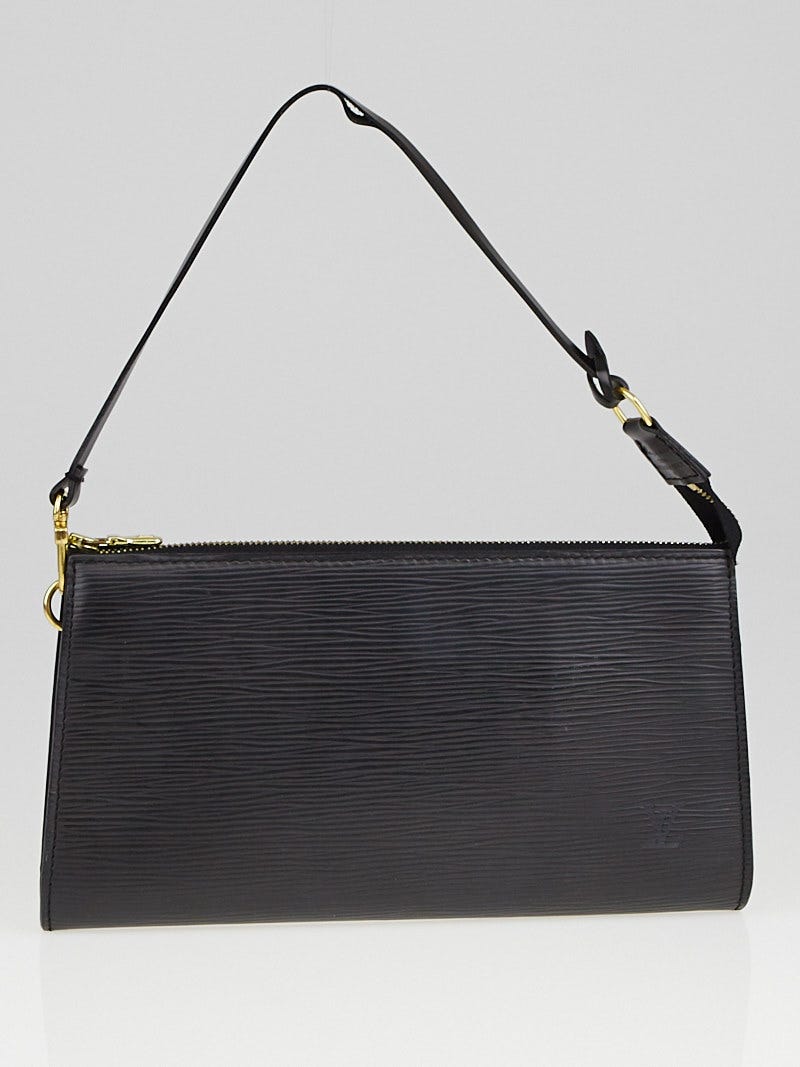 Louis vuitton black epi pochette hot sale