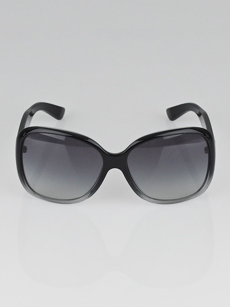 Prada Black Gradient Frame Oversized Sunglasses - SPR27M