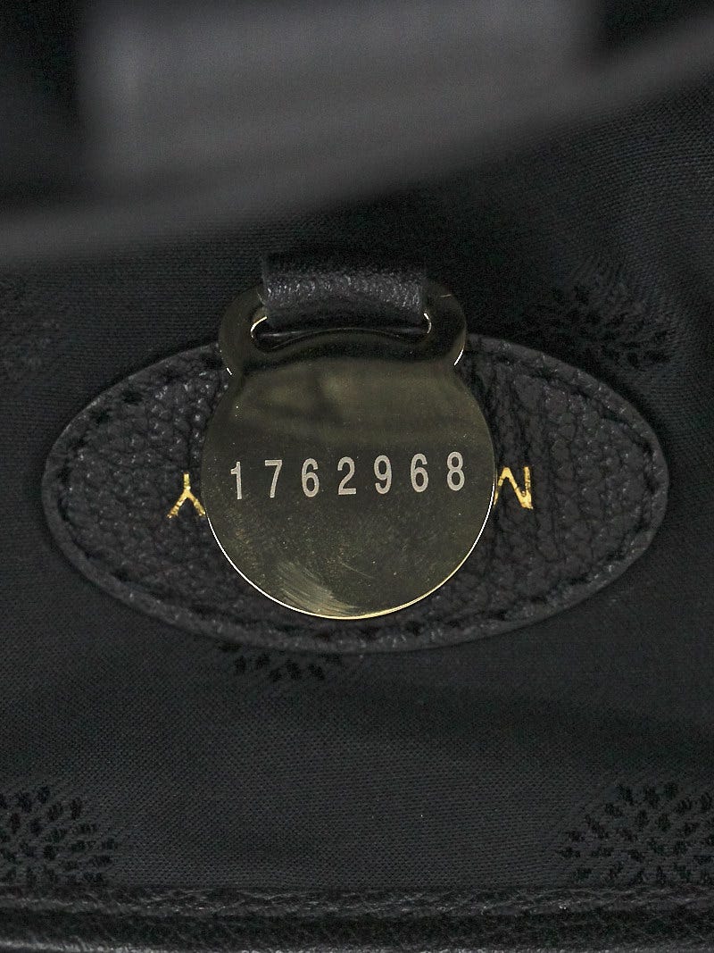 Mulberry Black Grained Leather Bayswater Briefcase Bag | Yoogi's