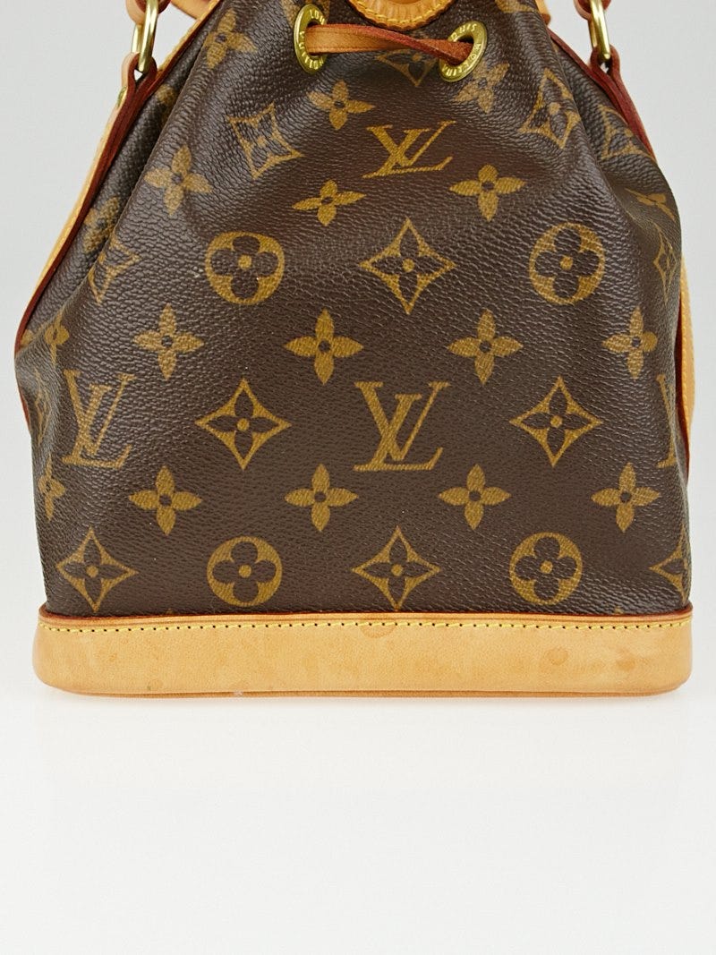 Louis Vuitton Mini Noe Monogram Canvas Hand Bag at 1stDibs