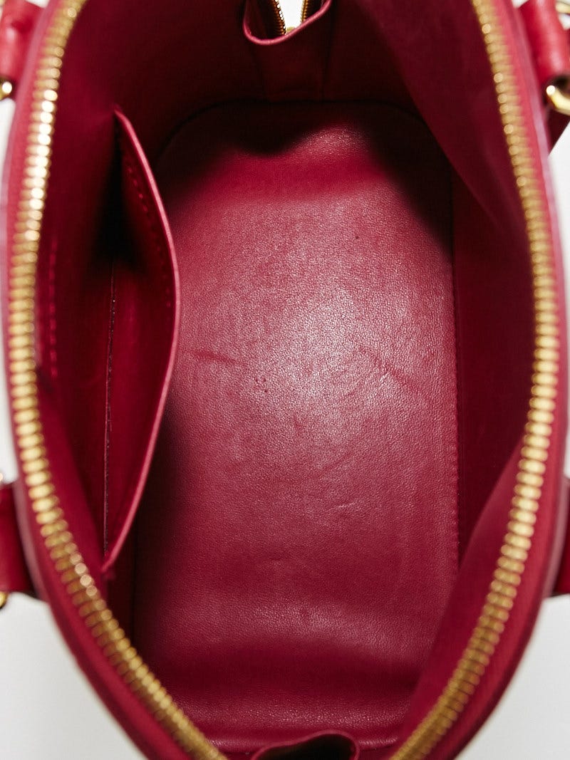 Louis Vuitton Figue Ostrich Alma BB Bag – The Closet