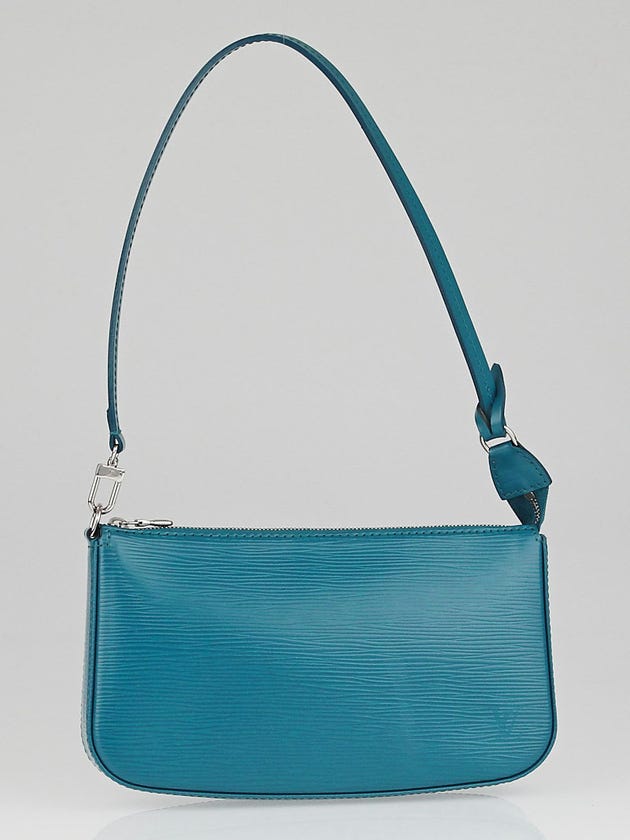 Louis Vuitton Cyan Epi Leather Accessories Pochette NM Bag 