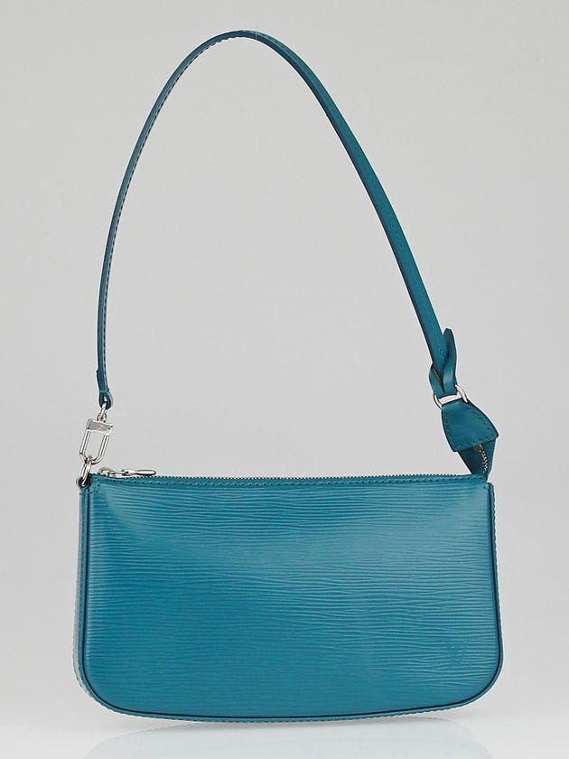 Louis Vuitton Cyan Epi Leather Accessories Pochette NM Bag