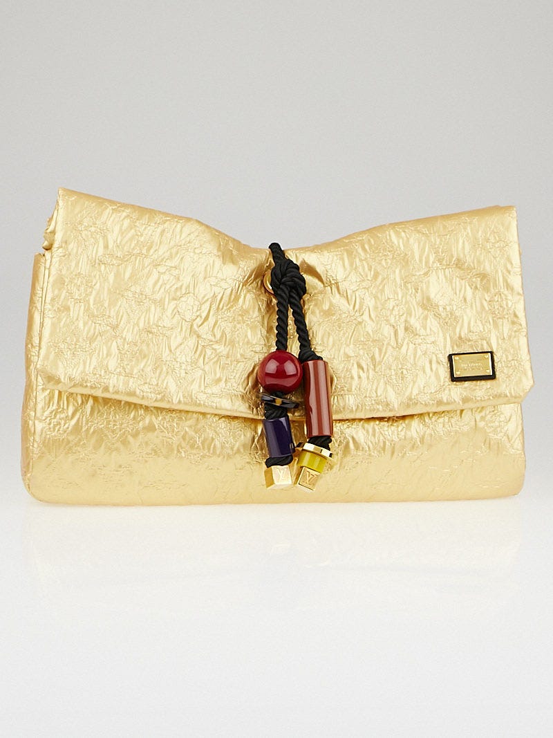 Louis Vuitton Limited Edition Gold Monogram Limelight African