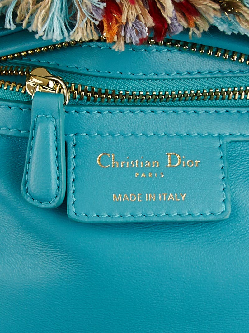 Christian Dior Multicolor Tweed Heart Deco Medium Lady Dior