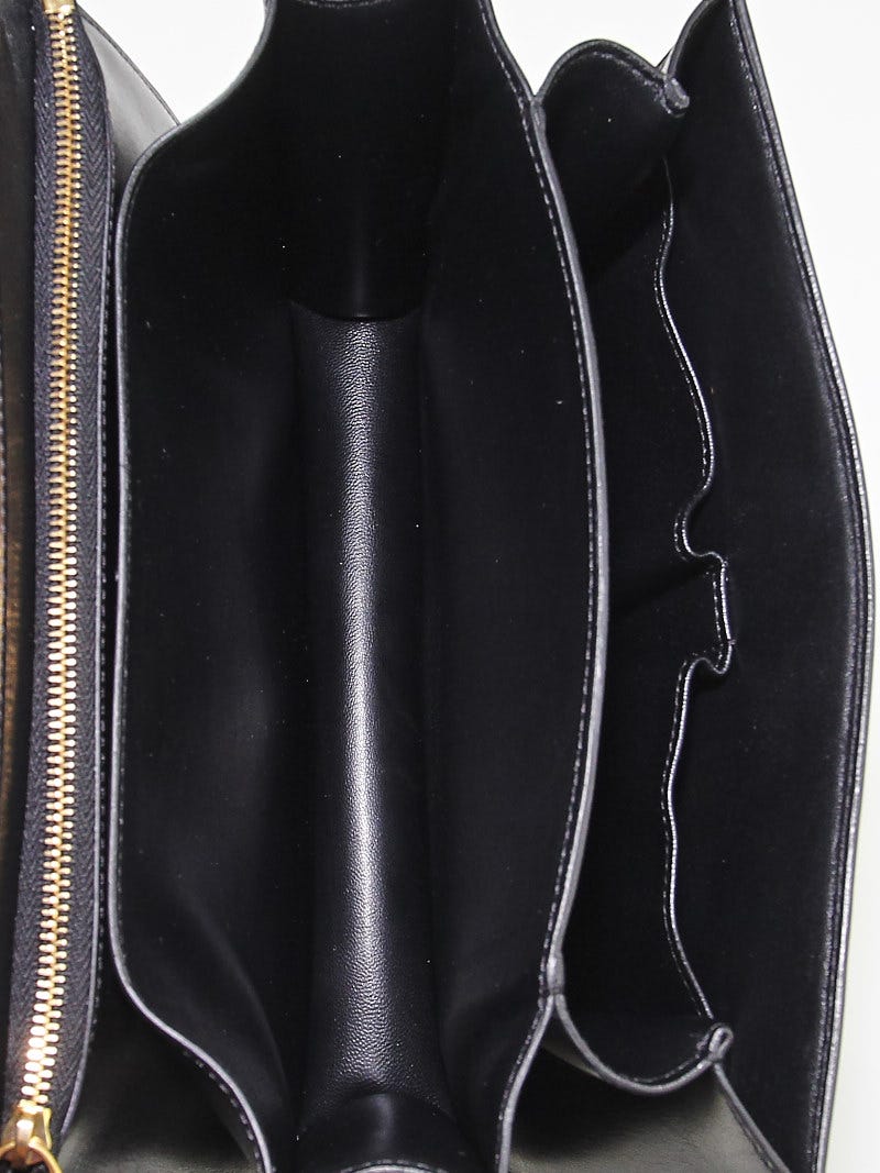 Celine Black Calf Leather Medium Classic Box Bag - Yoogi's Closet