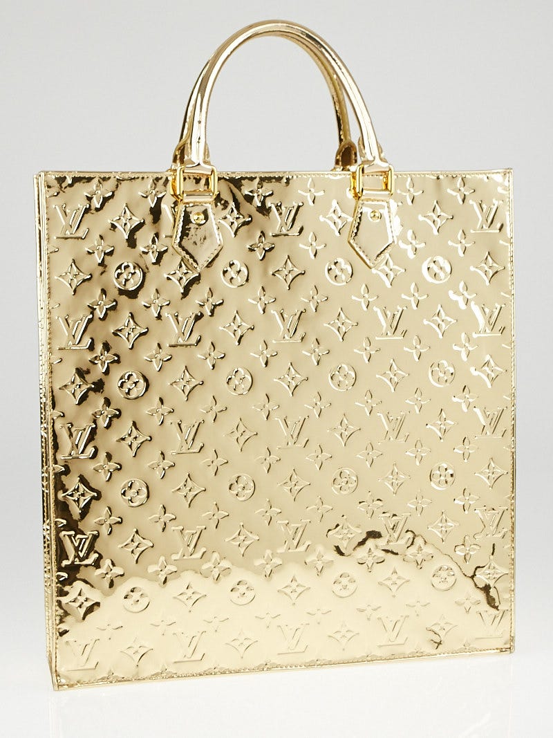 Louis Vuitton Limited Edition Gold Monogram Miroir Sac Plat Bag