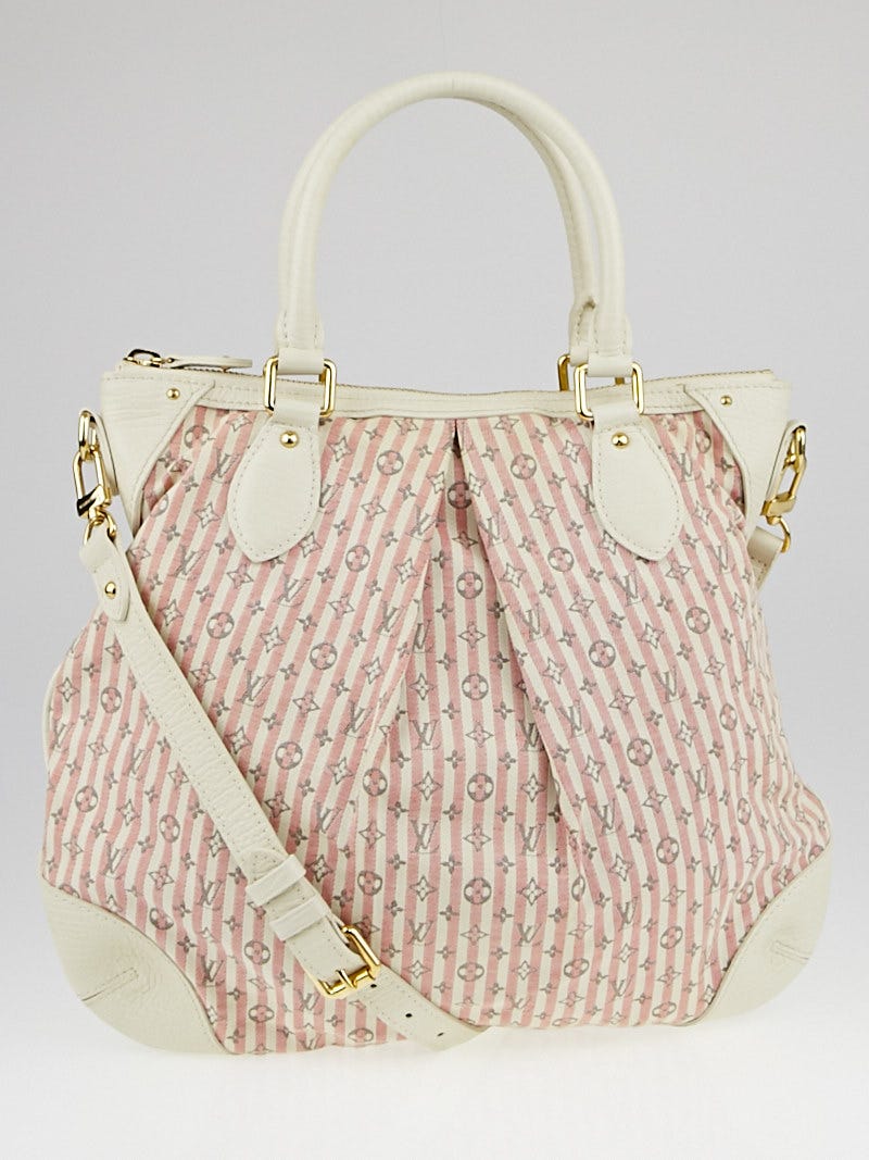Louis Vuitton - Authenticated Croisette Handbag - Cotton White for Women, Good Condition