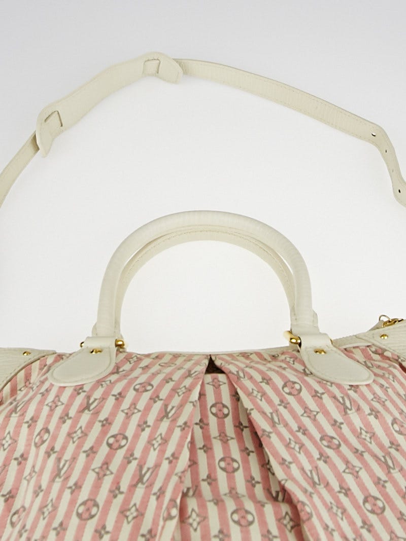 Louis Vuitton Pink/White Monogram Mini Lin Croisette Speedy 30 Bag -  Yoogi's Closet