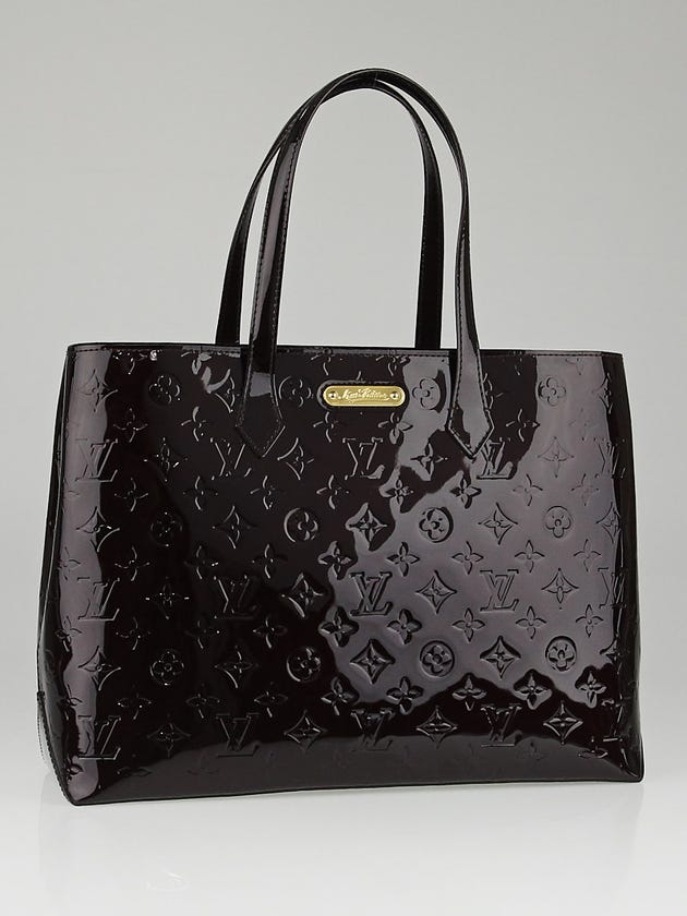 Louis Vuitton Amarante Monogram Vernis Wilshire MM Bag