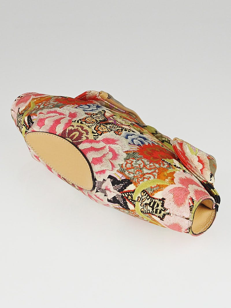 Alexander McQueen Multicolor Patchwork Floral Printed Silk